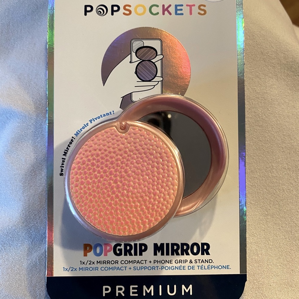 Popgrip mirror on your phone